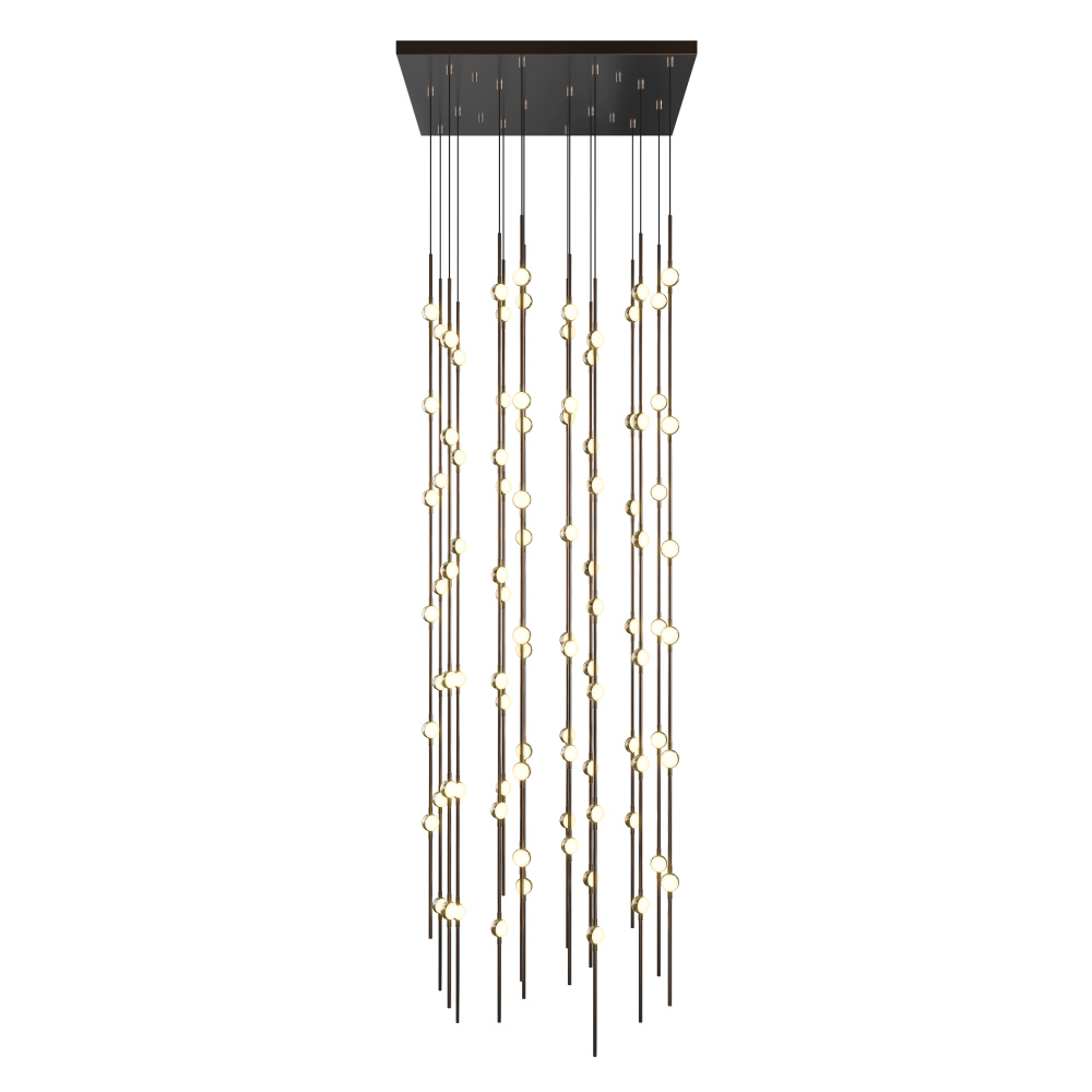 Andromeda 24" Square LED Pendant (2700K) w/20' Cords