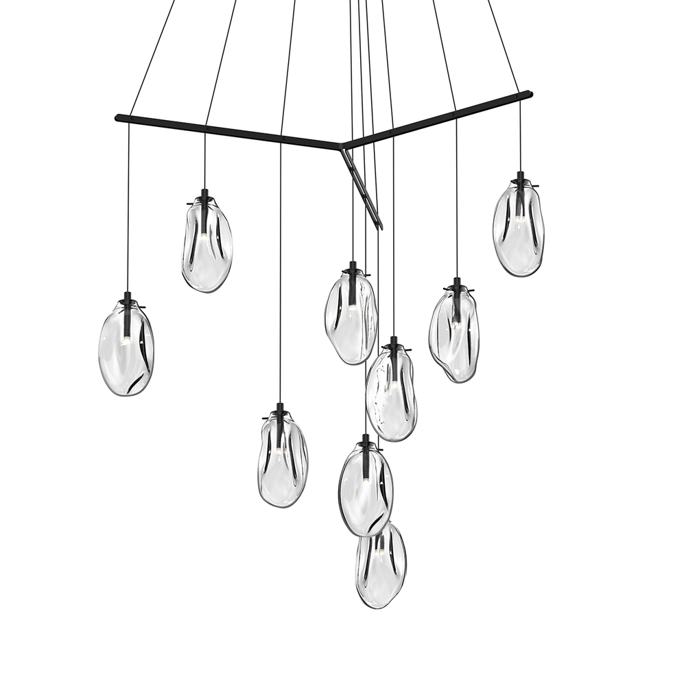 9-Light Tri-Spreader LED Pendant