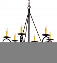 Meyda Green 115989 - 32" Wide Estrella 6 Light Chandelier