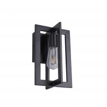 Lit Up Lighting LIT70186BK - 11" Outdoor Wall Lighting with 1X60W E26. Finish: Black Dimensions : H=11" W : 7.00"