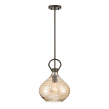 Savoy House Meridian CA 7-2275-1-15 - Sheriden 1-Light Pendant in Mediterranean Bronze