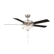 Savoy House Meridian CA M2034BNRV - 52" Ceiling Fan in Brushed Nickel