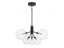 Savoy House Meridian CA M100135ORB - 6-Light Chandelier in Oil Rubbed Bronze