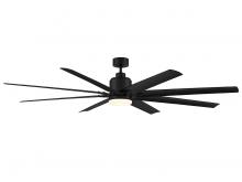 Savoy House Meridian CA M2025MBK - 72" LED Outdoor Ceiling Fan in Matte Black