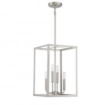 Savoy House Meridian CA M30008BN - 4-Light Pendant in Brushed Nickel