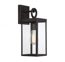 Savoy House Meridian CA M50026ORB - 1-Light Outdoor Wall Lantern in Oil Rubbed Bronze