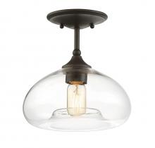 Savoy House Meridian CA M60017ORB - 1-Light Ceiling Light in Oil Rubbed Bronze