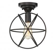 Savoy House Meridian CA M60029ORB - 1-Light Ceiling Light in Oil Rubbed Bronze