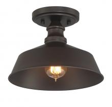 Savoy House Meridian CA M60068ORB - 1-Light Ceiling Light in Oil Rubbed Bronze