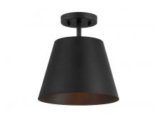 Savoy House Meridian CA M60076MBK - 1-Light Ceiling Light in Matte Black