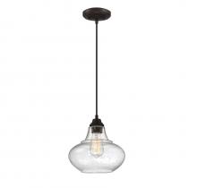 Savoy House Meridian CA M70080ORB - 1-Light Mini Pendant in Oil Rubbed Bronze