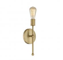 Savoy House Meridian CA M90005-322 - 1-Light Wall Sconce in Natural Brass