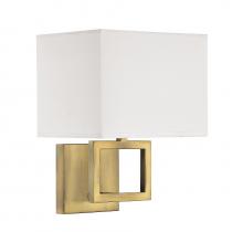 Savoy House Meridian CA M90009NB - 1-Light Wall Sconce in Natural Brass