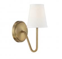 Savoy House Meridian CA M90054NB - 1-Light Wall Sconce in Natural Brass