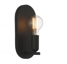 Savoy House Meridian CA M90059MBK - 1-Light Wall Sconce in Matte Black