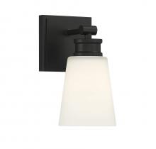 Savoy House Meridian CA M90072MBK - 1-Light Wall Sconce in Matte Black