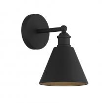 Savoy House Meridian CA M90087MBK - 1-Light Wall Sconce in Matte Black