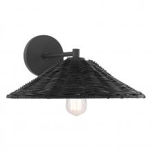Savoy House Meridian CA M90106MBK - 1-Light Wall Sconce in Matte Black