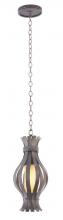 Kalco 500350CL - Holmes 1 Light Mini Pendant