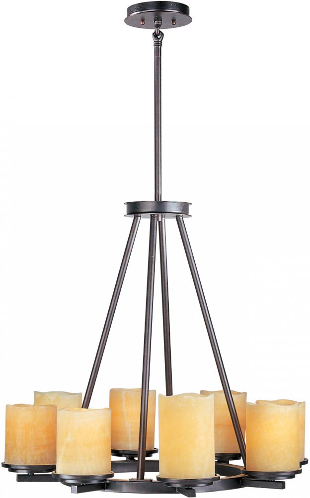 Luminous 8-Light Chandelier