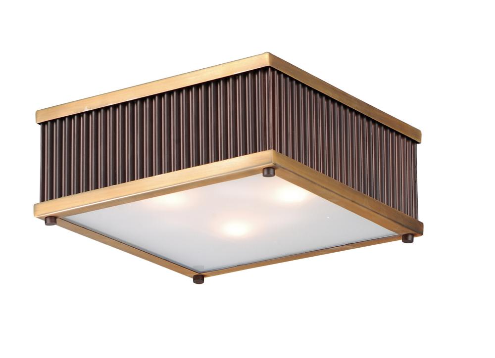 Ruffle 3-Light Flush Mount