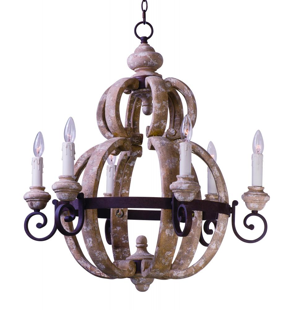 Olde World-Single-Tier Chandelier