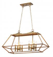 Maxim 39547HZBRG - Woodland-Linear Pendant