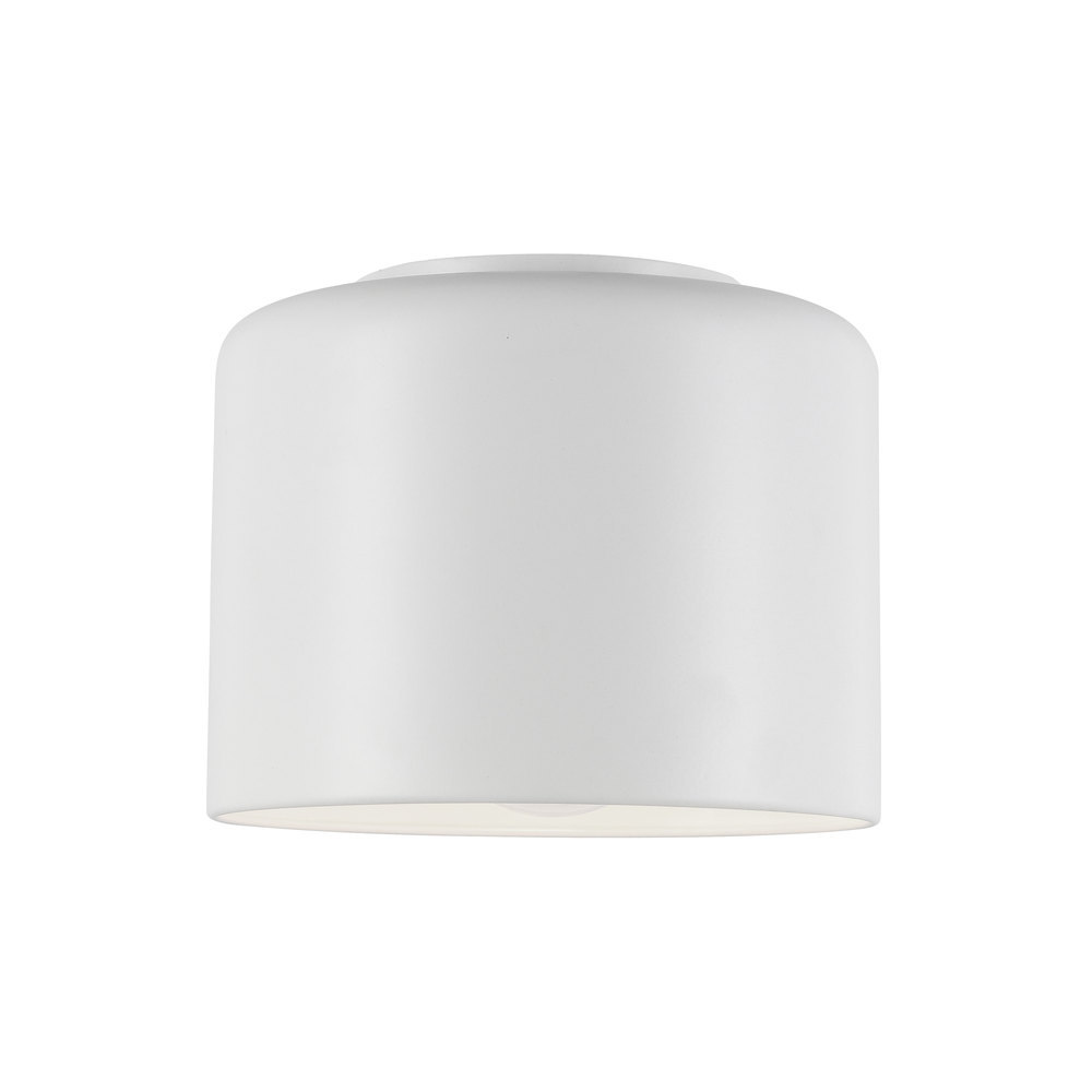 1LT Incand Flush Mount,  MW Shade