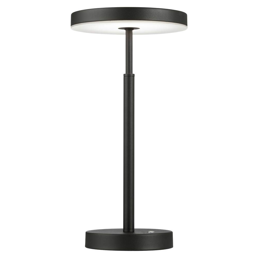 10W Table Lamp, Sandy Black w/ White Acrylic Diffuser