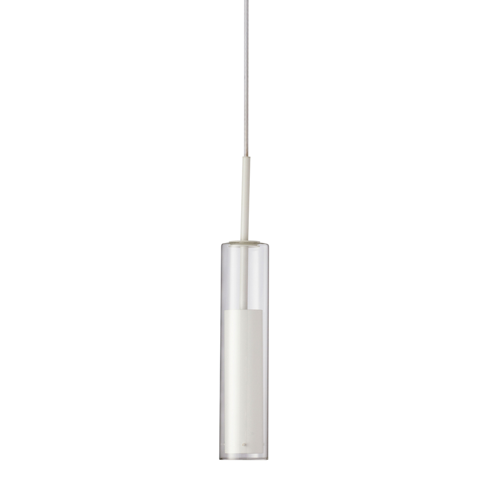 6W Pendant, White Finish