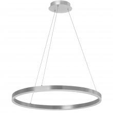 Dainolite CIR-2434C-5CCT-SV - 34W Colour Temperature Changing Chandelier, Silver with White Acrylic Diffuser