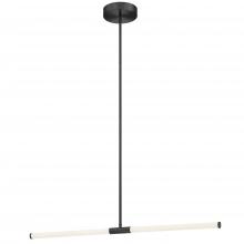 Dainolite CVT-3620LEDHP-MB - 20W Horizontal Pendant Matte Black with White Acrylic Diffusers