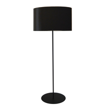 Dainolite MM221F-BK-797 - 1LT Drum Floor Lamp w/ JTone Black Shade