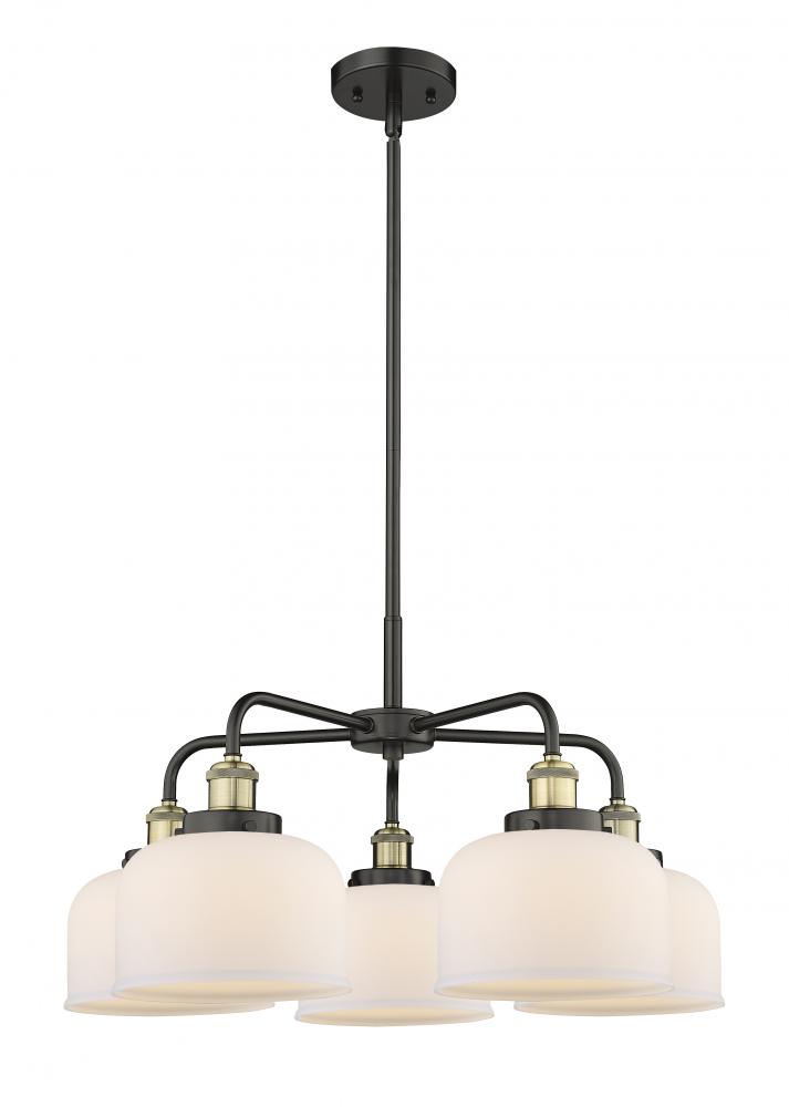 Cone - 5 Light - 26 inch - Black Antique Brass - Chandelier