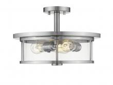 Z-Lite 462SF16-BN - 3 Light Semi Flush Mount