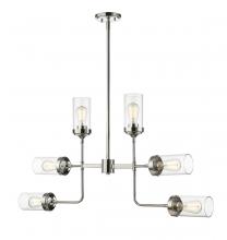 Z-Lite 617-6PN - 6 Light Chandelier