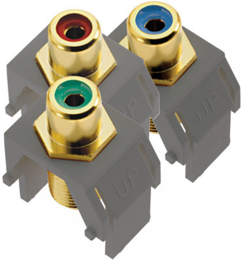 Component Video RCA to F Kit