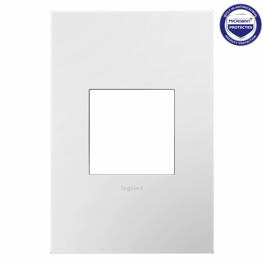 Powder White, 1-Gang Wall Plate