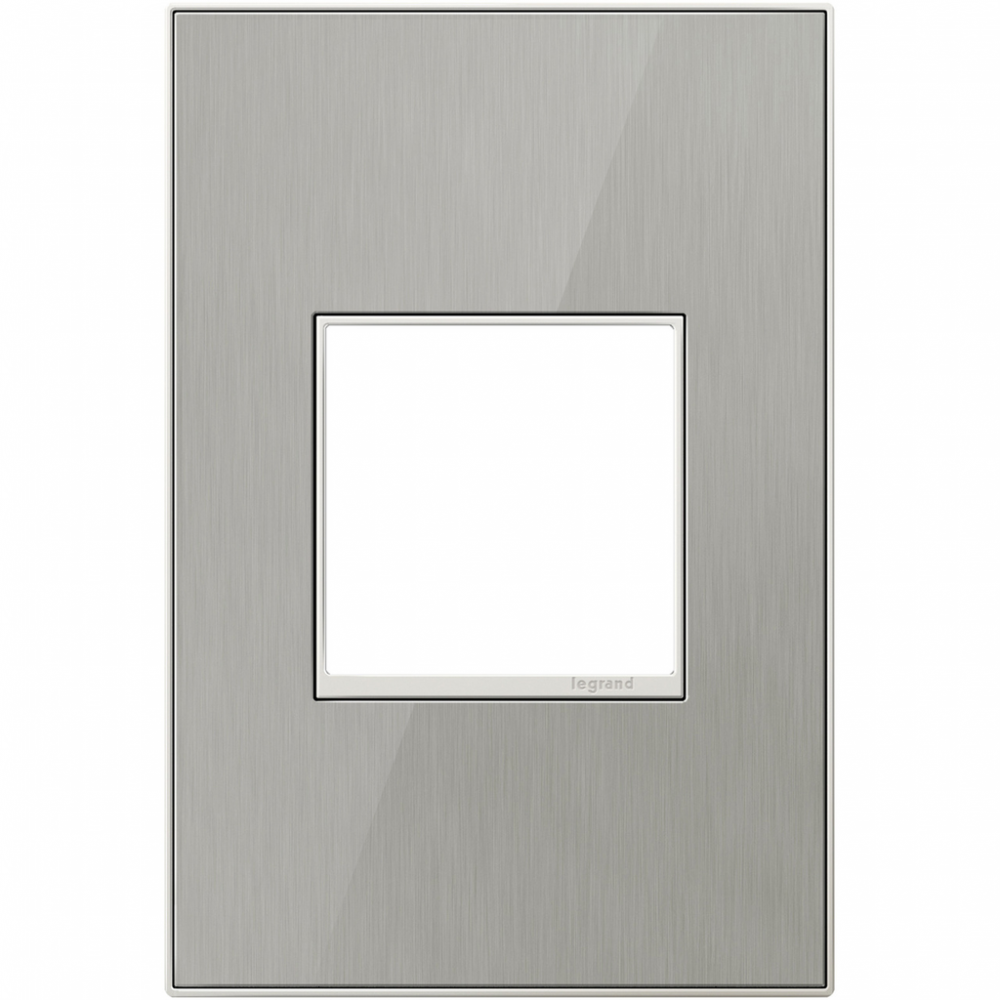 Brushed Stainless, 1-Gang Wall Plate