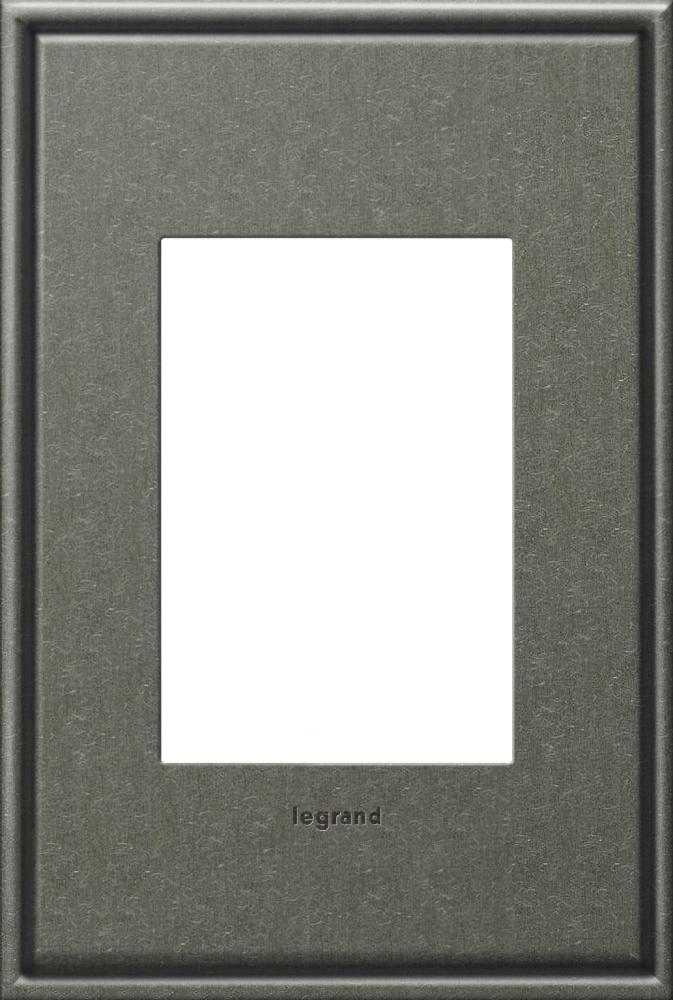 Brushed Pewter, 1-Gang, 3-Module Wall Plate