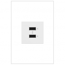 Legrand Canada ARUSB2AA6W4 - 2M USB with 2-Type A/A 6A