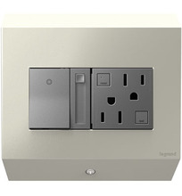 Legrand Canada APCB6TM2 - Control Box with Paddle Dimmer and 15A GFCI