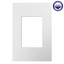 Legrand Canada AD1WP-WH - Compact FPC Wall Plate, Gloss White