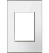 Legrand Canada AWM1G3MWW4 - Mirror White-on-White,  1-Gang + Wall Plate