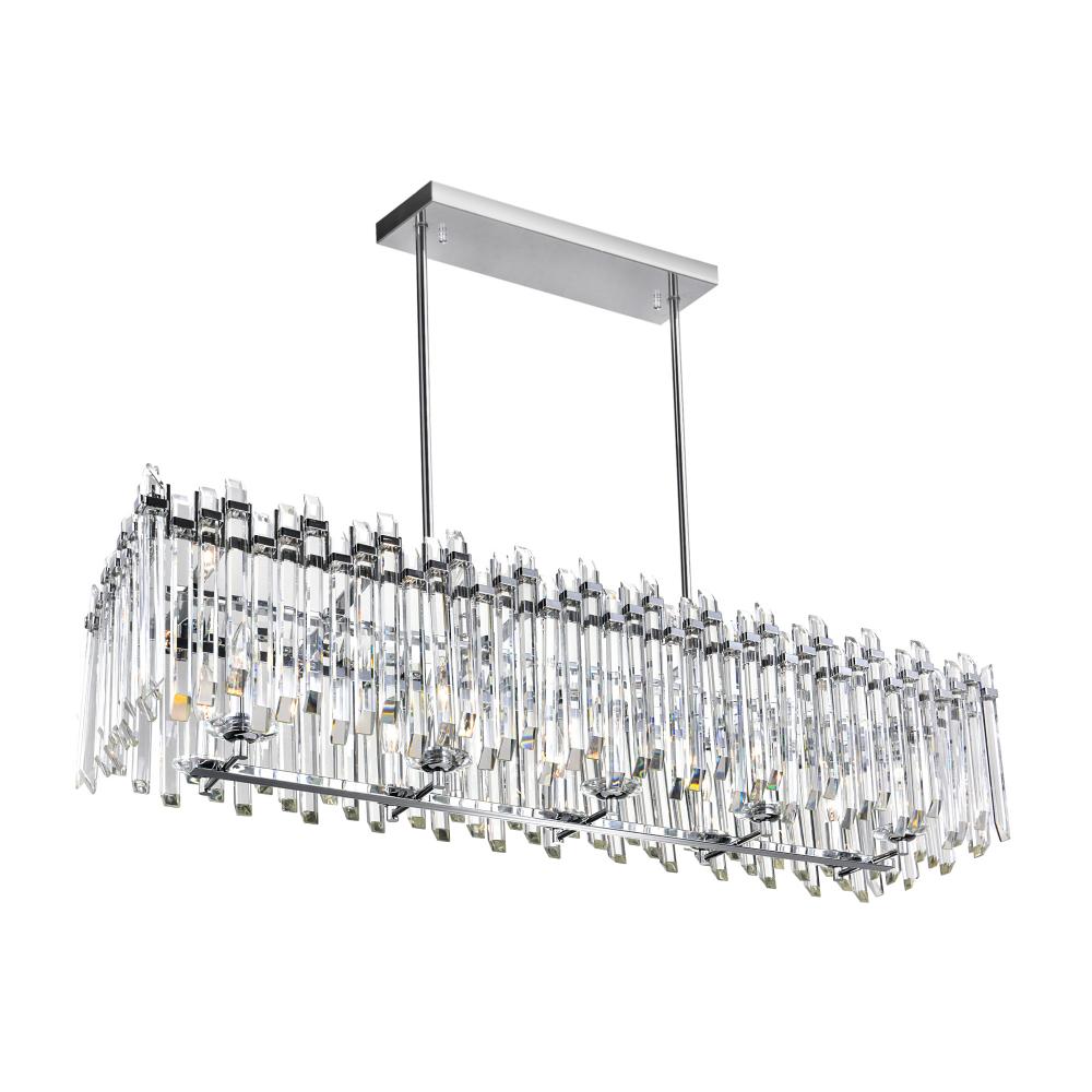 Henrietta 10 Light Chandelier With Chrome Finish