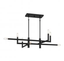 Savoy House Canada 1-1624-8-89 - Cristofer 8-Light Linear Chandelier in Matte Black