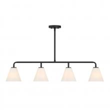 Savoy House Canada 1-4014-4-89 - Blair 4-Light Linear Chandelier in Matte Black