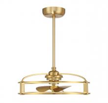 Savoy House Canada 24-FD-845-322 - Lyria LED Fan D'Lier in Warm Brass