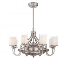 Savoy House Canada 36-329-FD-SN - Etesian 8-Light Fan D'Lier in Satin Nickel