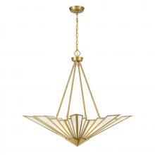 Savoy House Canada 7-1038-4-322 - Rivage 4-Light Pendant in Warm Brass